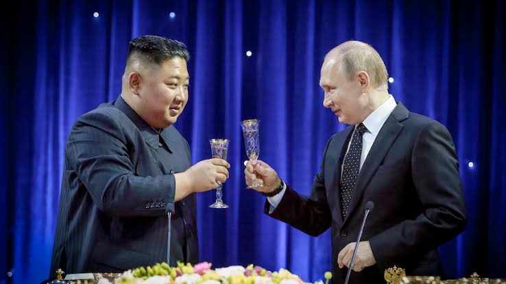 Kim Jong Un da Vladimir Putin